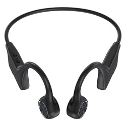 Bluetooth 5.0 Wireless Bone Conduction Headphones with HiFi Surround Sound with Built-in Microphone Waterproof Fast Charging and Long Battery Life